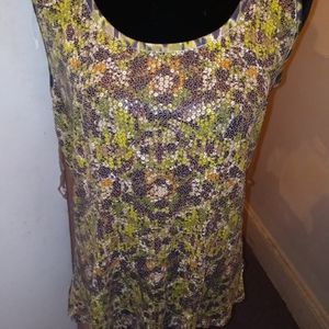 Fashion Bug Sequins Front Sleeveless Top